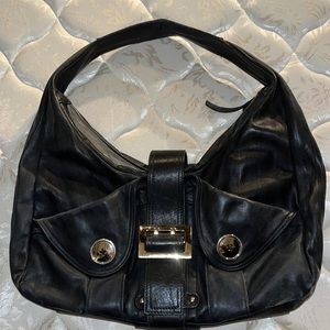 Black Charles David hobo style bag